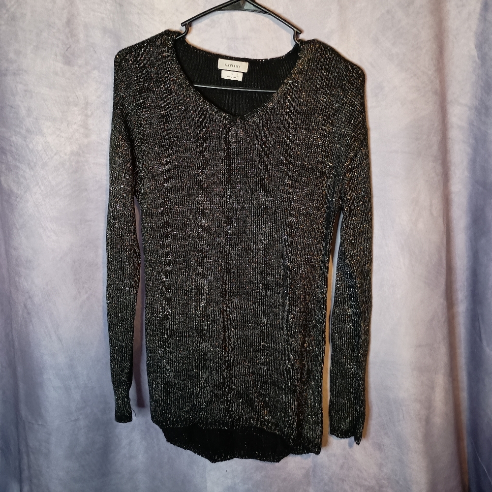 Van Heusen Black Sparkle Sweater Tunic